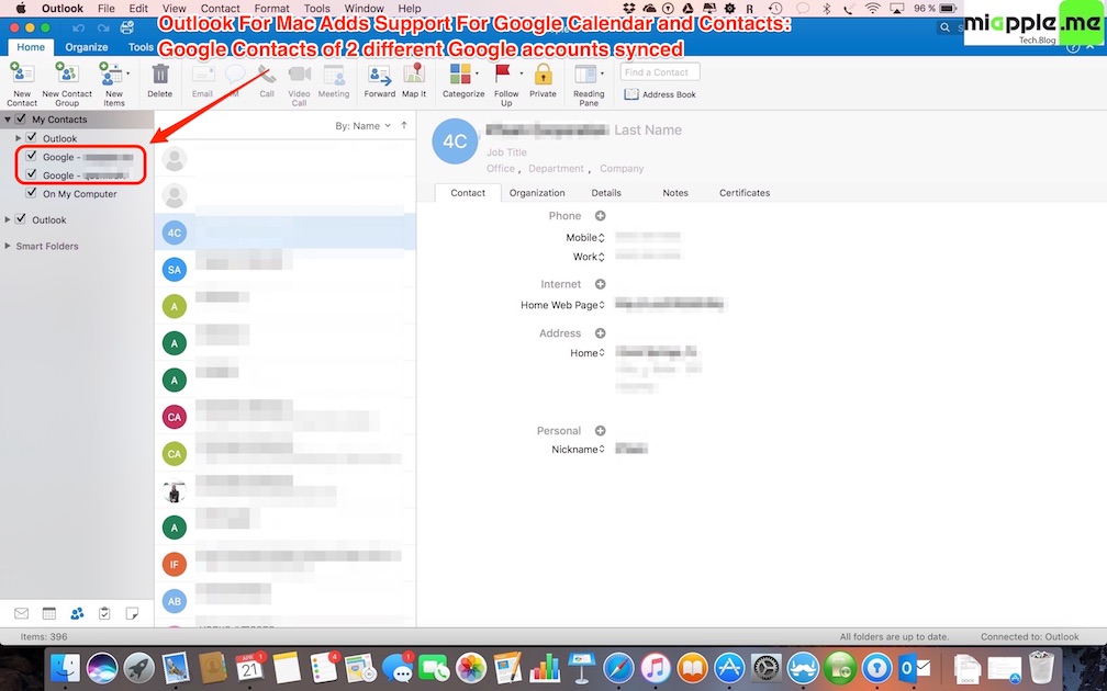 export gmail contacts to outlook for mac